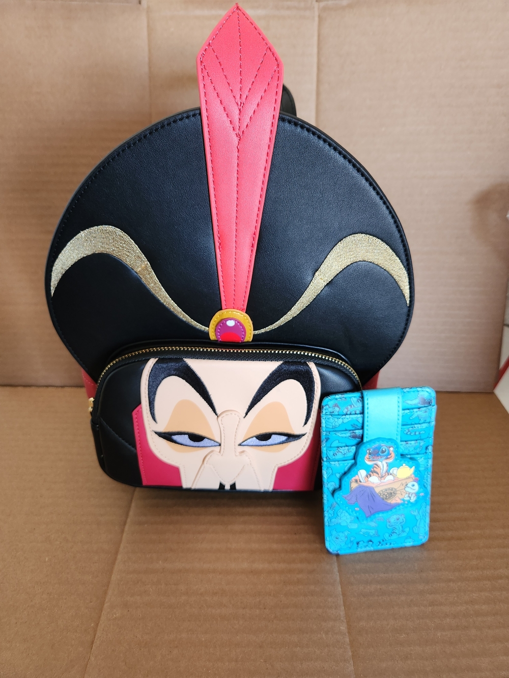 Loungefly Disney Aladdin Jafar Cosplay Mini Backpack With Card Holder